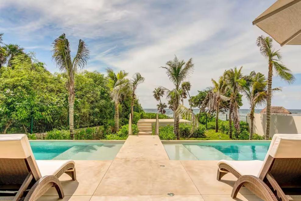 Santamar By Tao Beach Condos With Pool & Walk To Ocean Акумаль Экстерьер фото